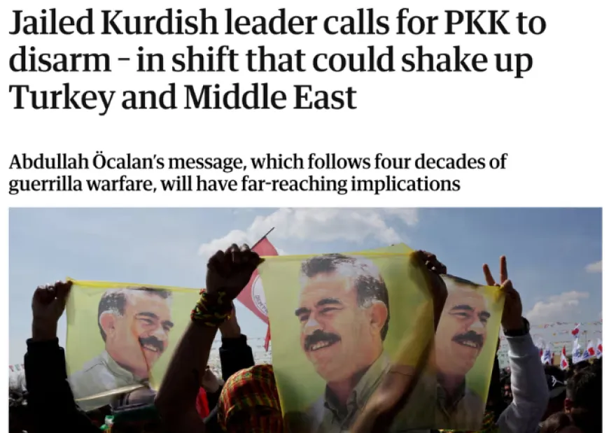 Abdullah Öcalan'dan PKK'ye Silah Bırakma Çağrısı: Bölgede Etkisi Ne Olur?